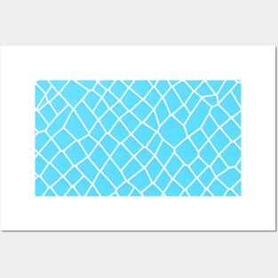 Abstract Geometric Water Pattern Posters and Art